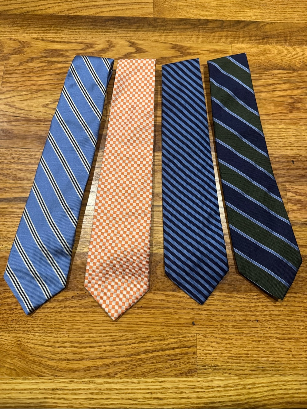 Brooks Brothers Makers Pure Silk Made in USA Bundle of Four Neckties